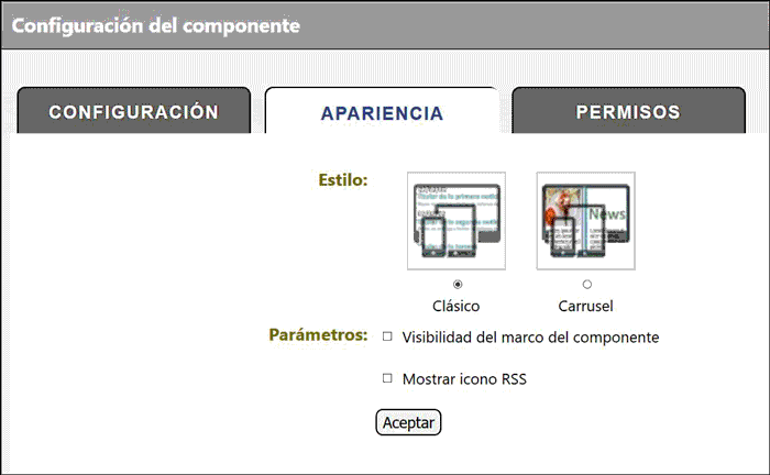 Apariencia clásica