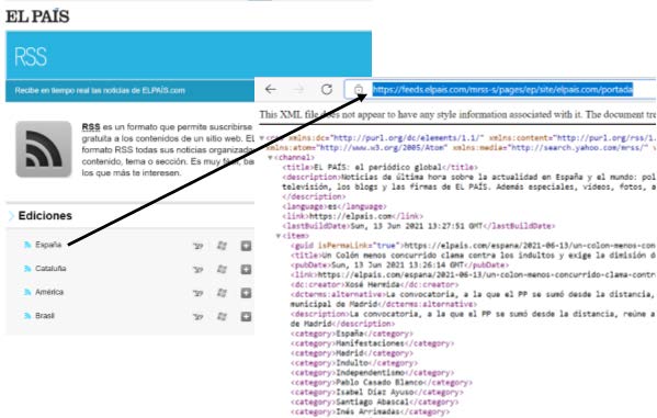 RSS diario El País